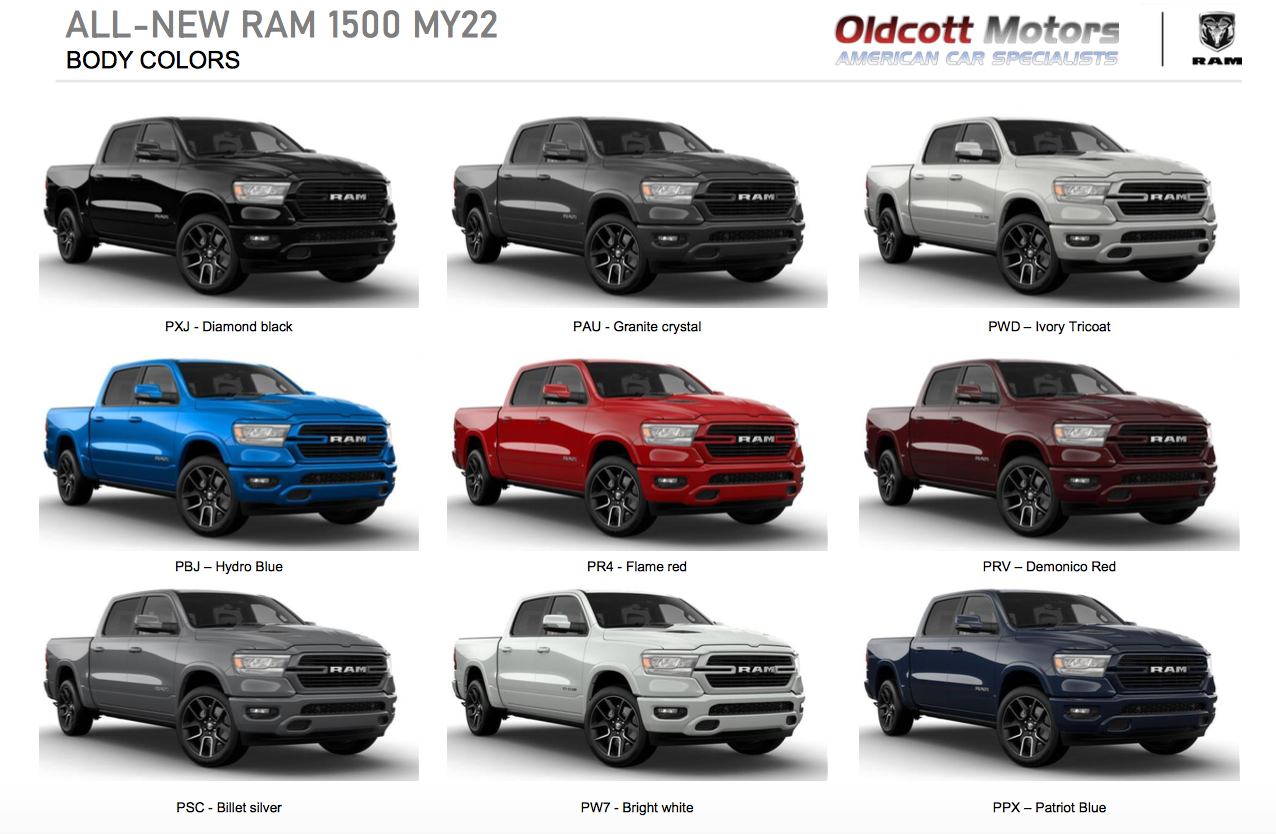 New Dodge Ram available to order — Oldcott : Car Specialists : UK Official Dodge & Ram